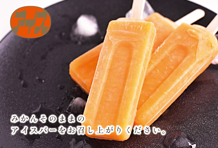 みかんそのままの味のアイス