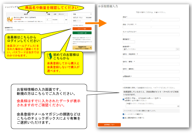 ご利用ガイド 有田みかんの早和果樹園通販サイト