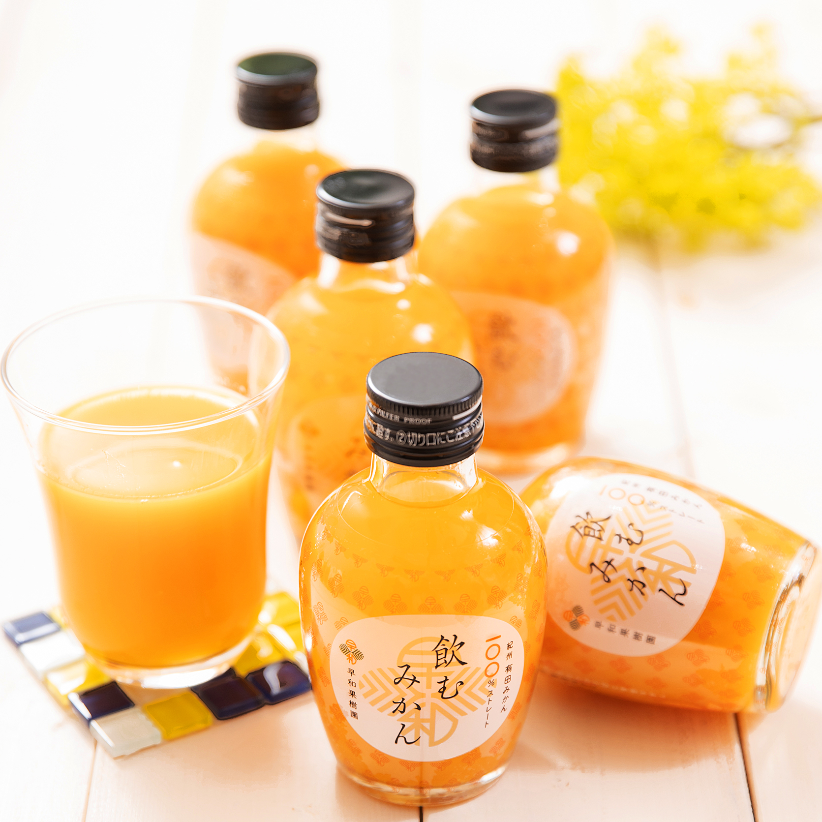 果汁100%ジュース飲むみかん180ml