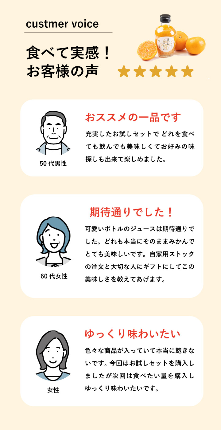 レビューについて