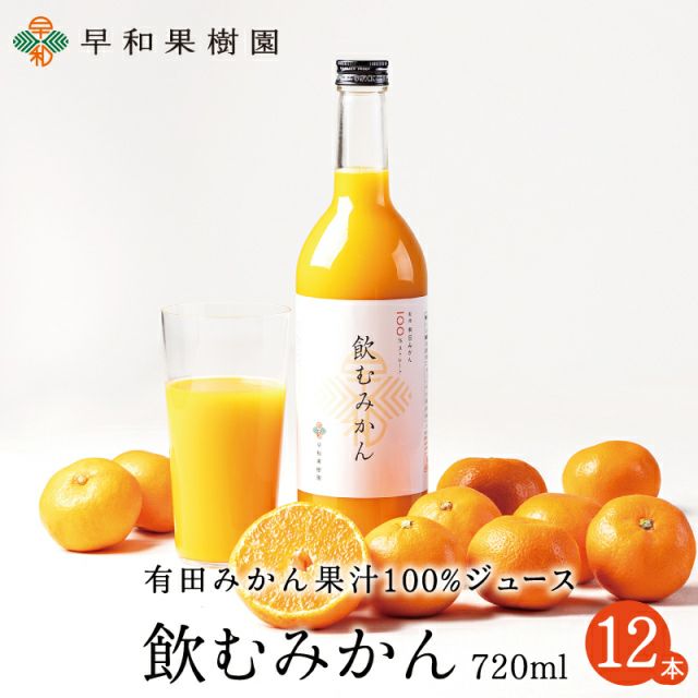 飲むみかん｜有田みかん100％ストレートジュースの濃厚な味わい - 早和