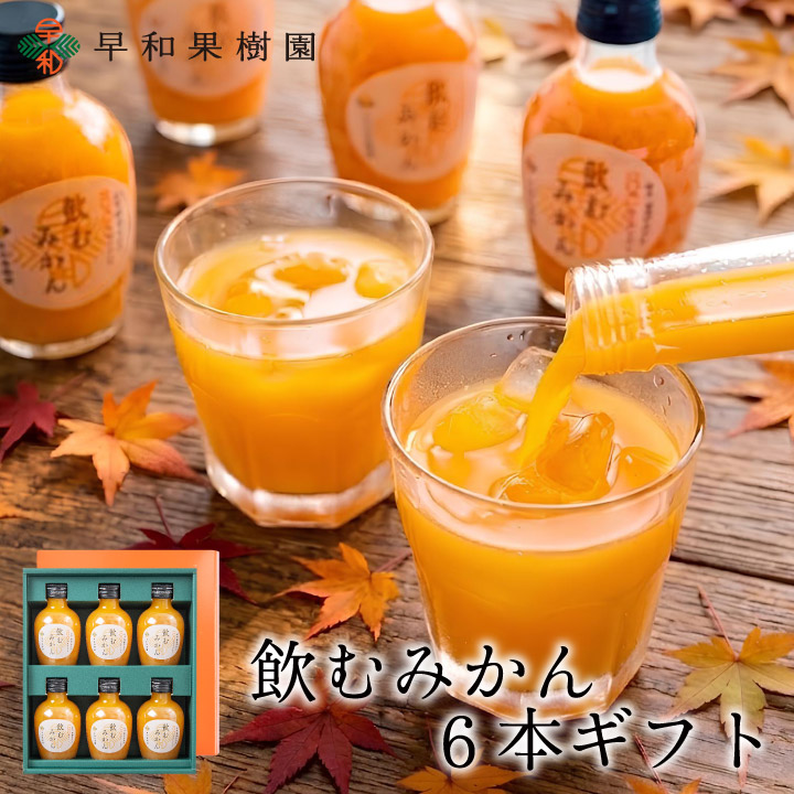 無添加ジュースギフトなら飲むみかん8本ギフト