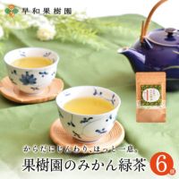 果樹園のみかん緑茶7包入り×6個セット